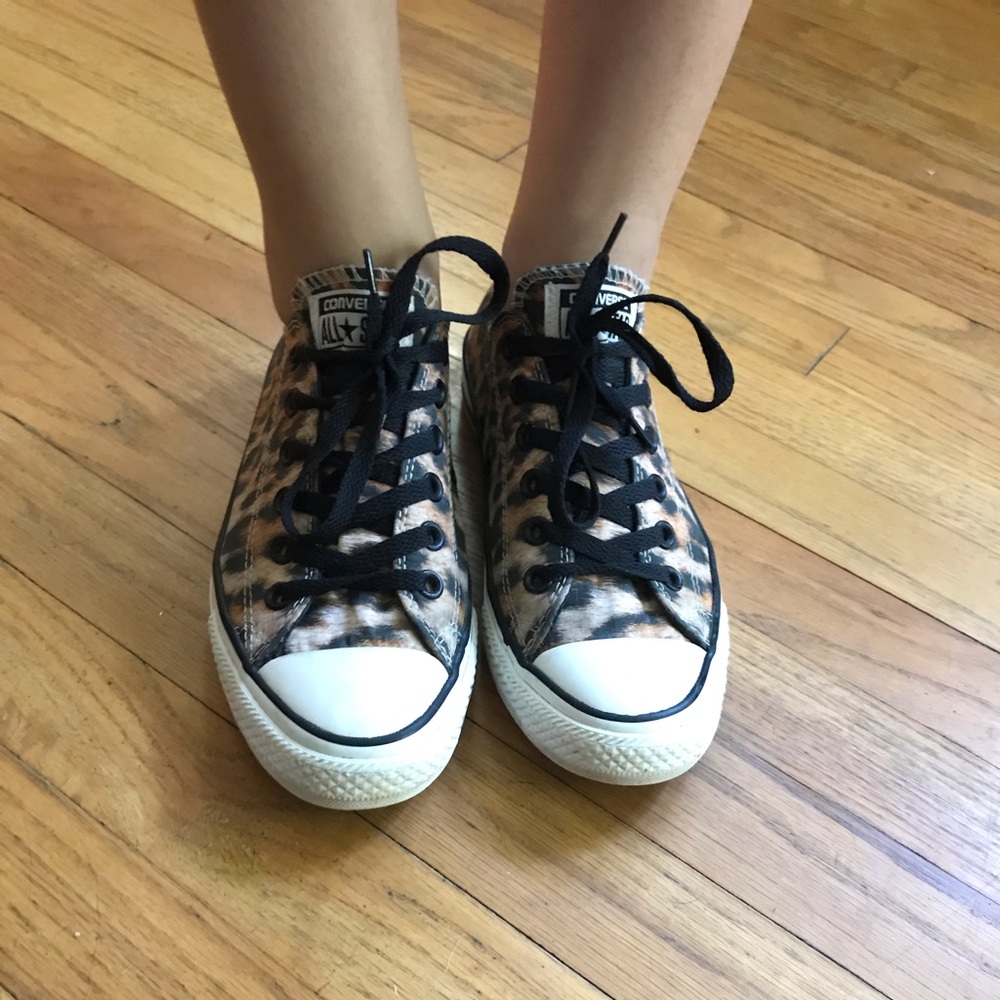 Leopard Print Converse